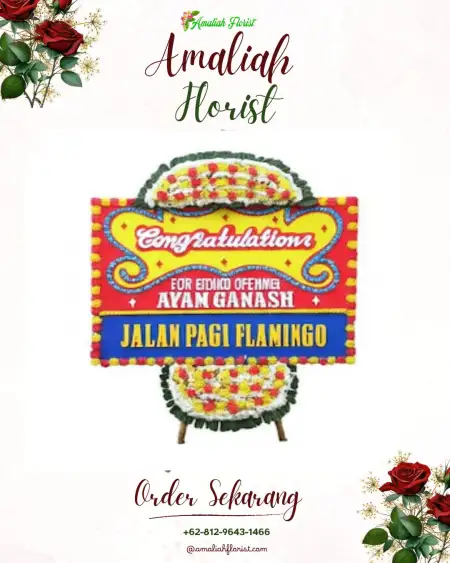 Sewa Papan Bunga Gunung Sugih Kecil